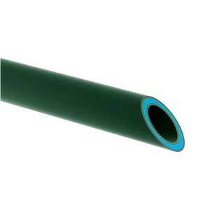 Труба SLT BLOCKFIRE PP-R/PP-R-GF/PP-R SDR 6 армированная стекловолокном (зеленого цвета)