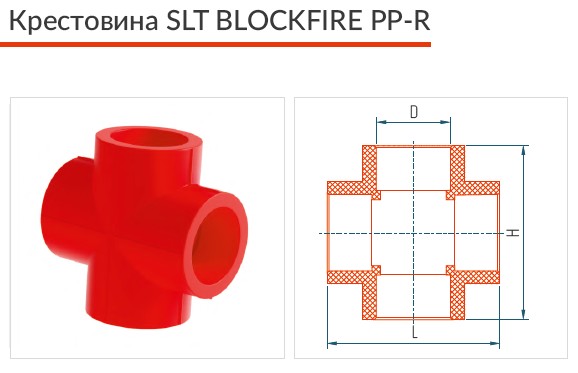 Крестовина SLT BLOCKFIRE PPR